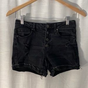 FLX Stretch High-Rise Midi Jean Shorts